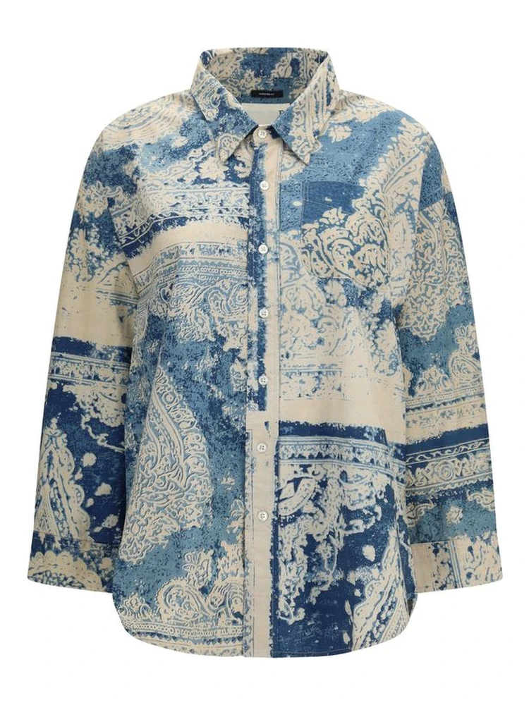 Multicolor Cotton Pattern Shirt