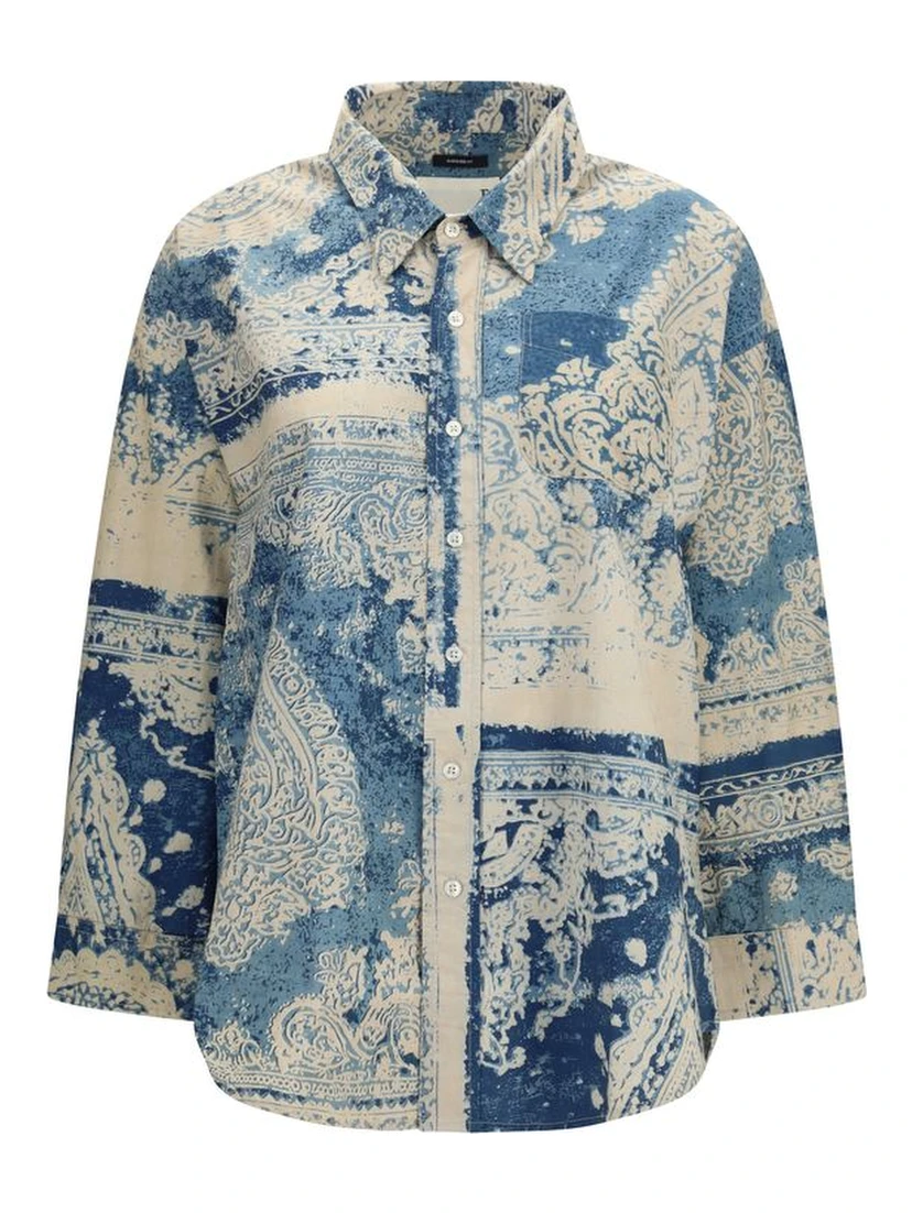 Multicolor Cotton Pattern Shirt
