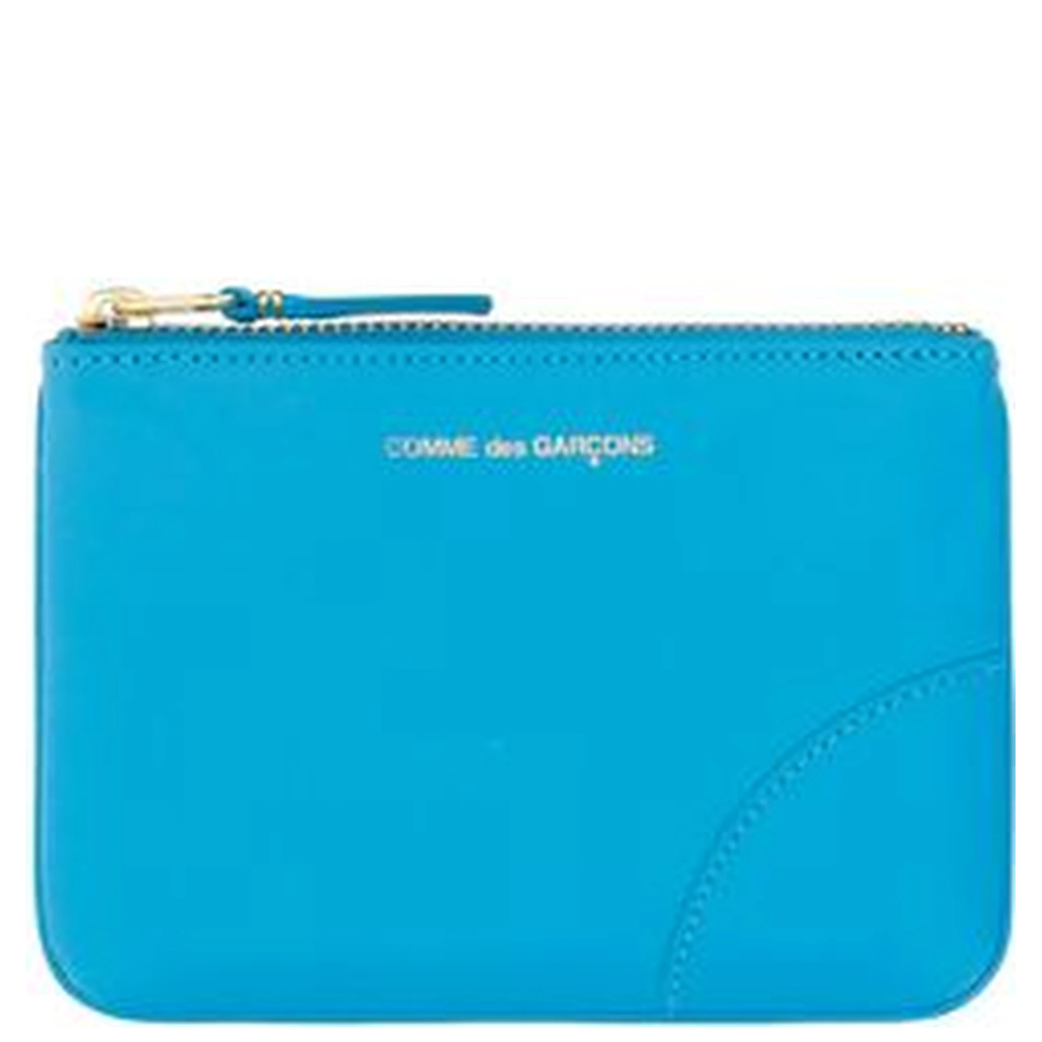 محفظة بوس توروس من جلد العجل الأزرق