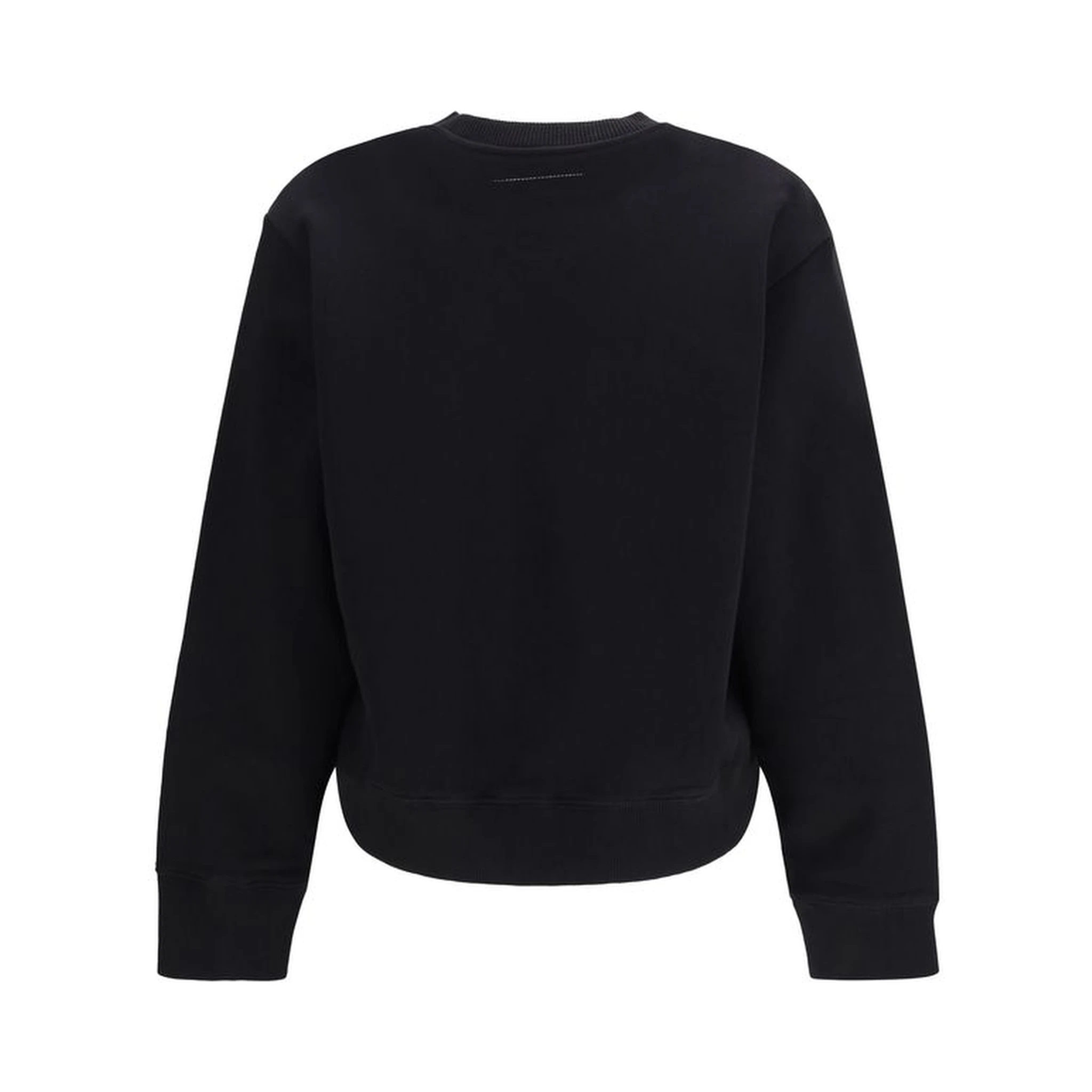 سويت شيرت قطني أسود