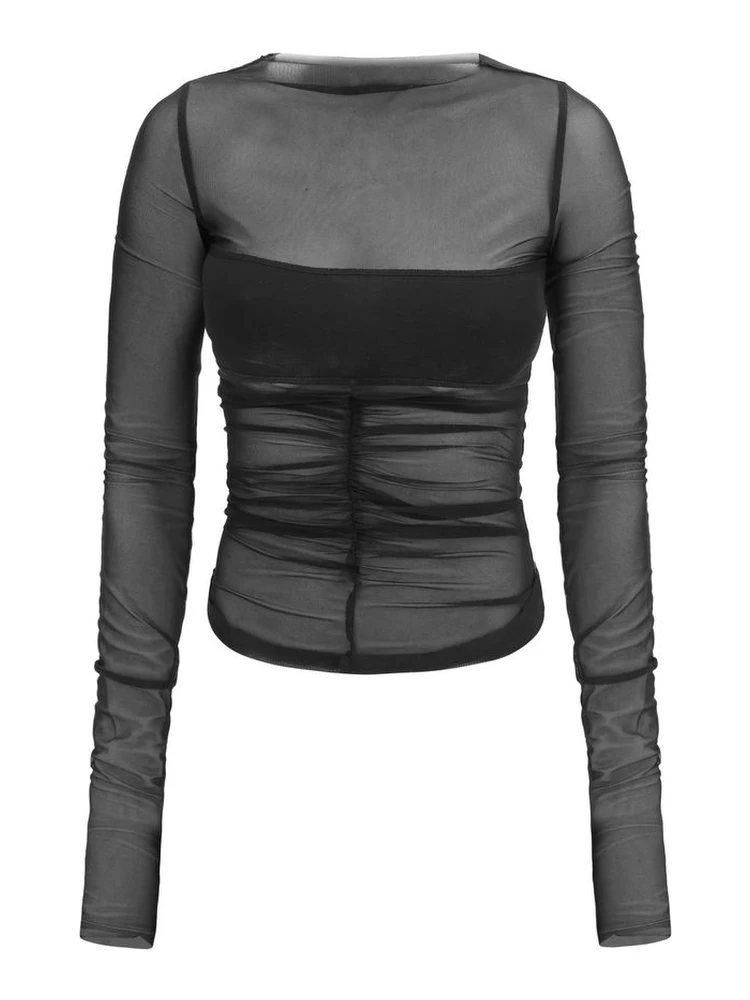 Black Nylon Shirt