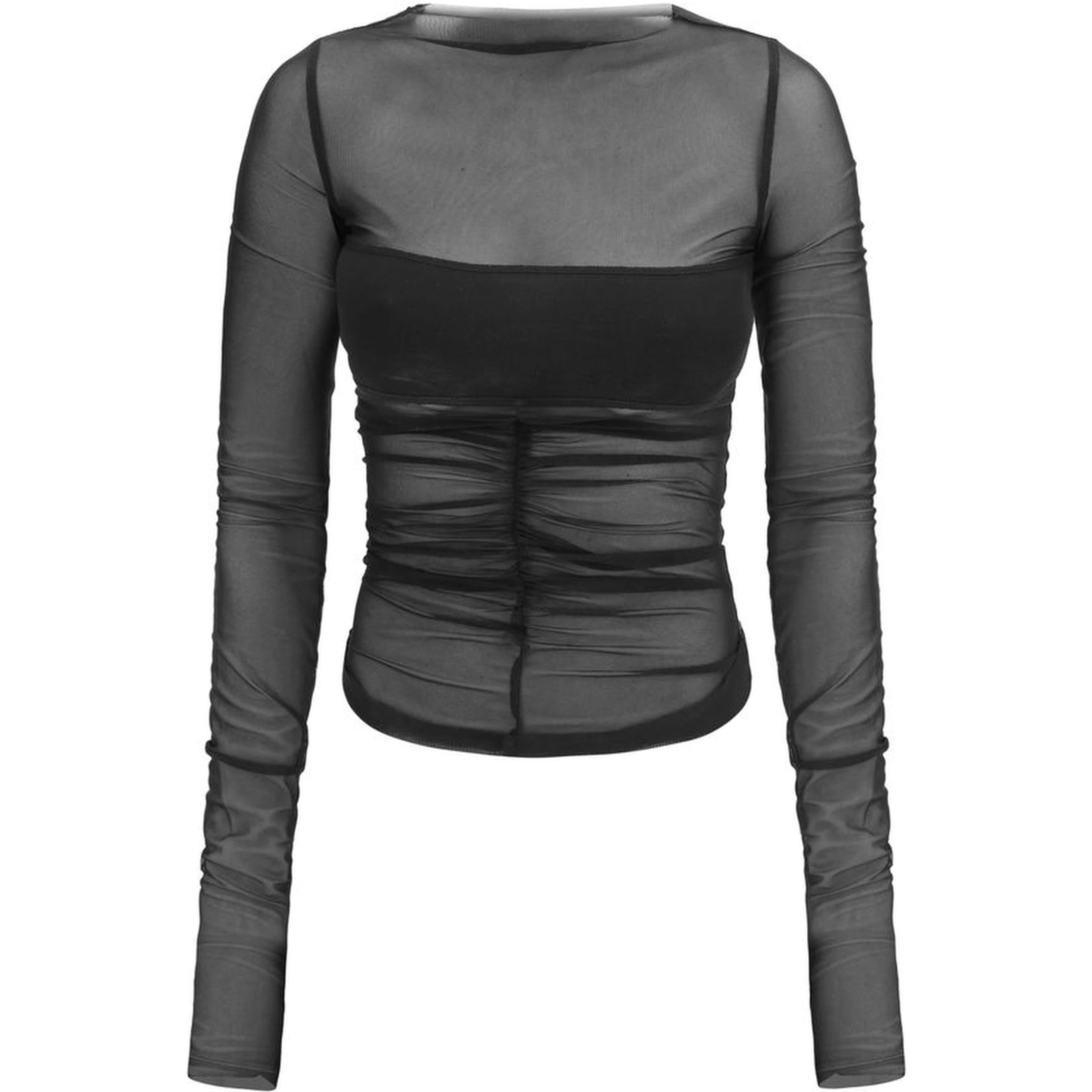 Black Nylon Shirt