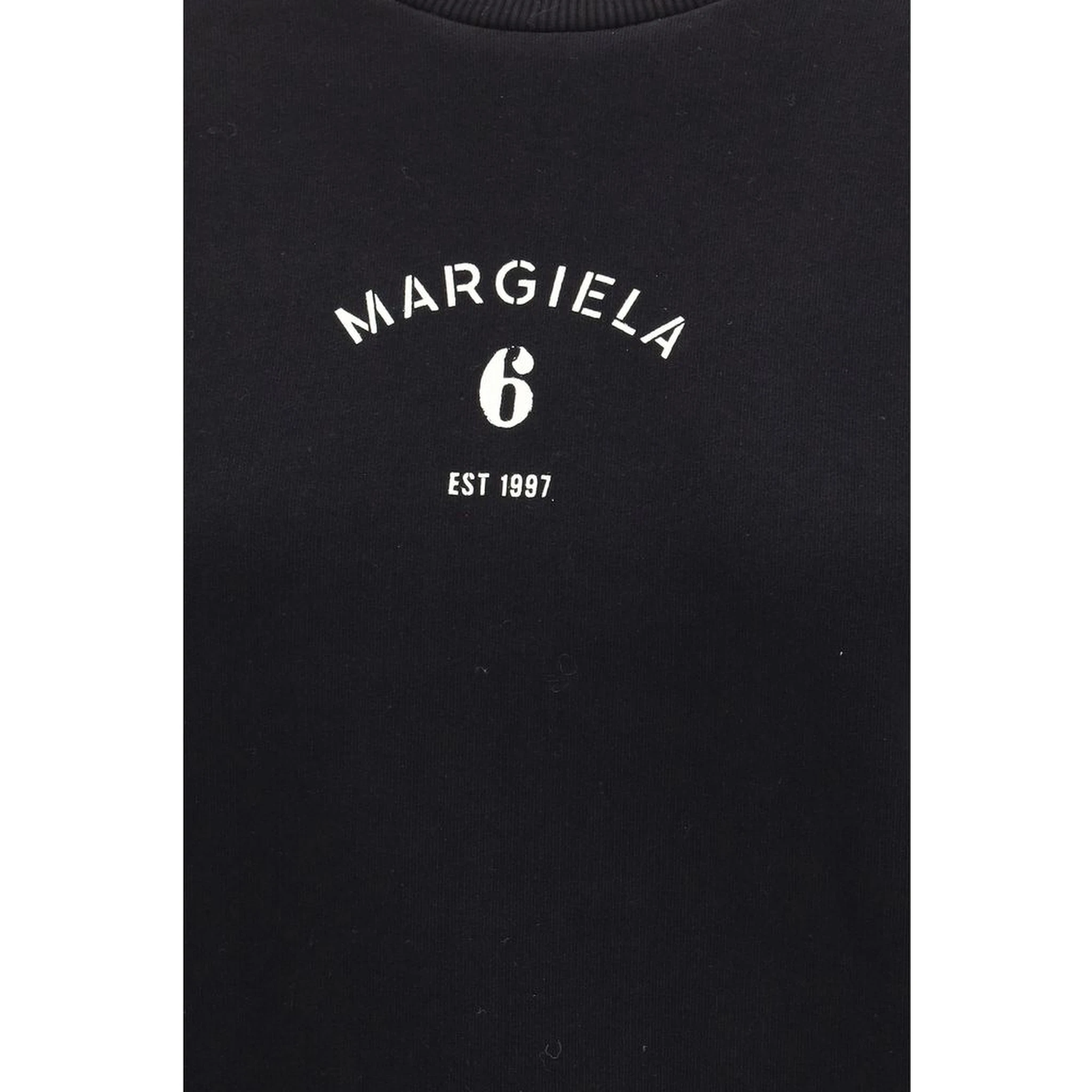 سويت شيرت قطني أسود