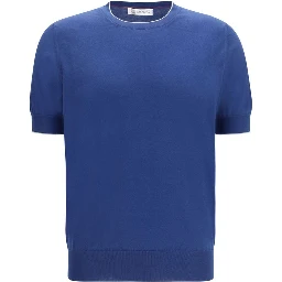 Blue Cotton T-Shirt