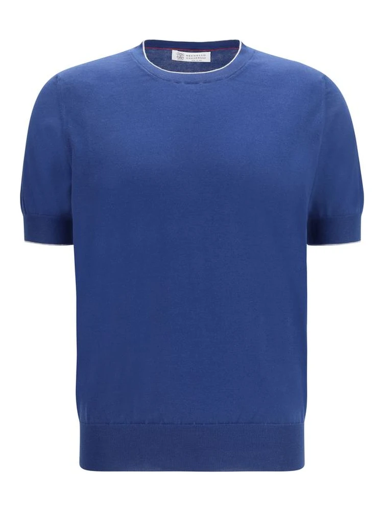 Blue Cotton T-Shirt