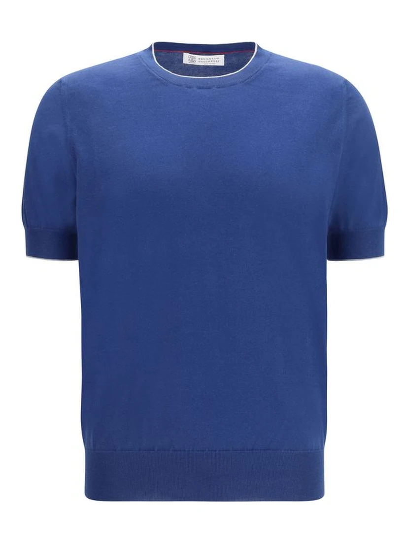 Blue Cotton T-Shirt
