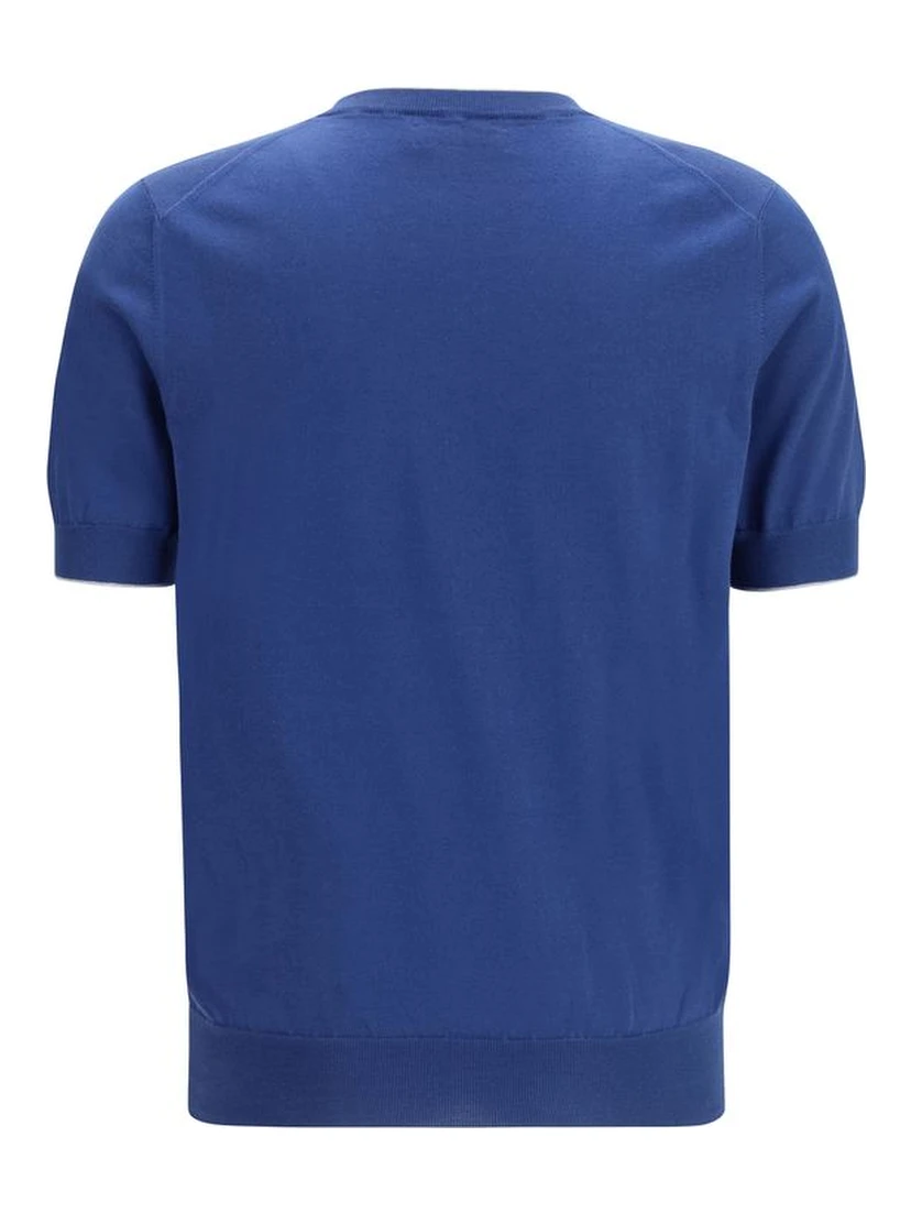 Blue Cotton T-Shirt