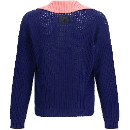 Blue Cotton Sweatshirt