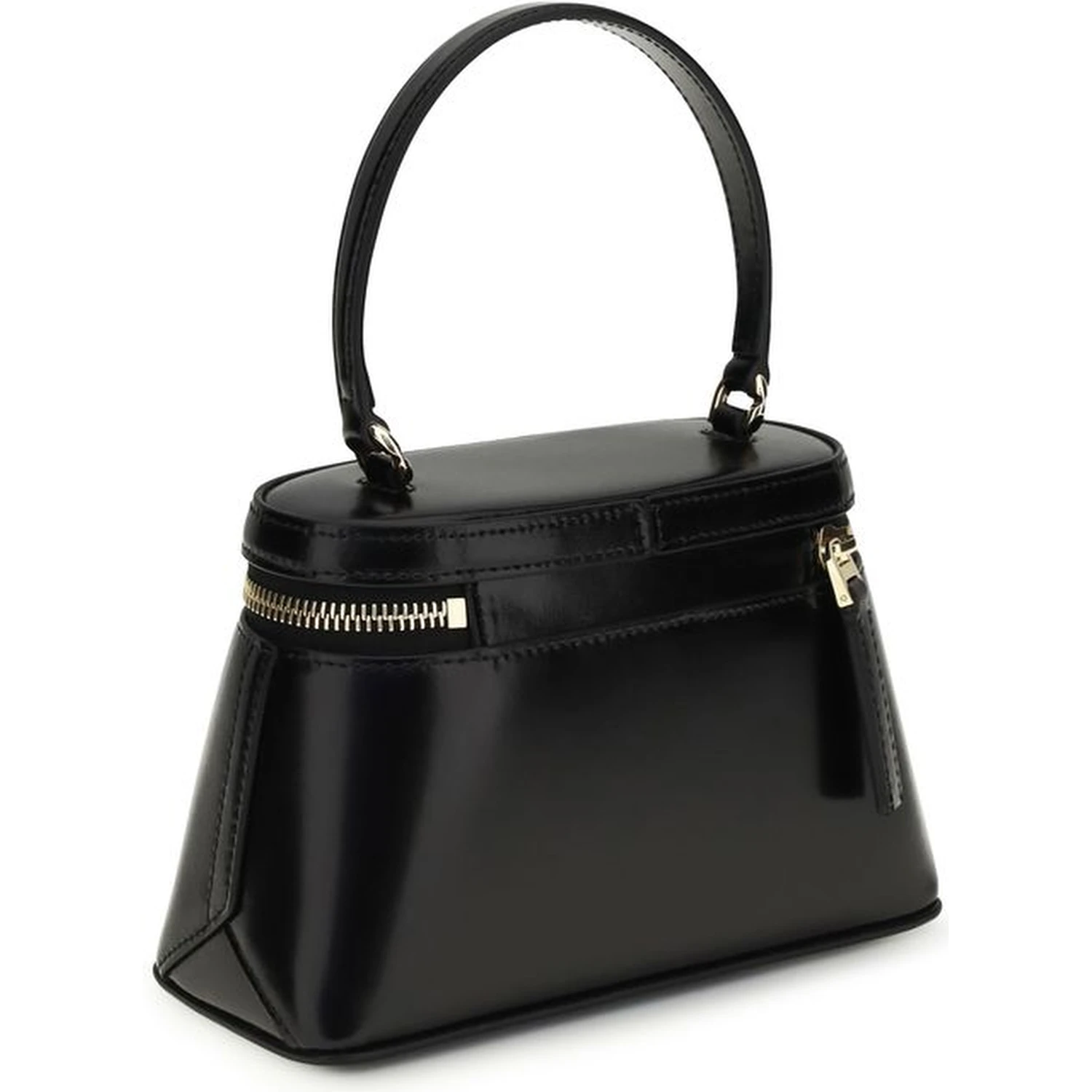 Black Calf Leather Bos Taurus Handbag