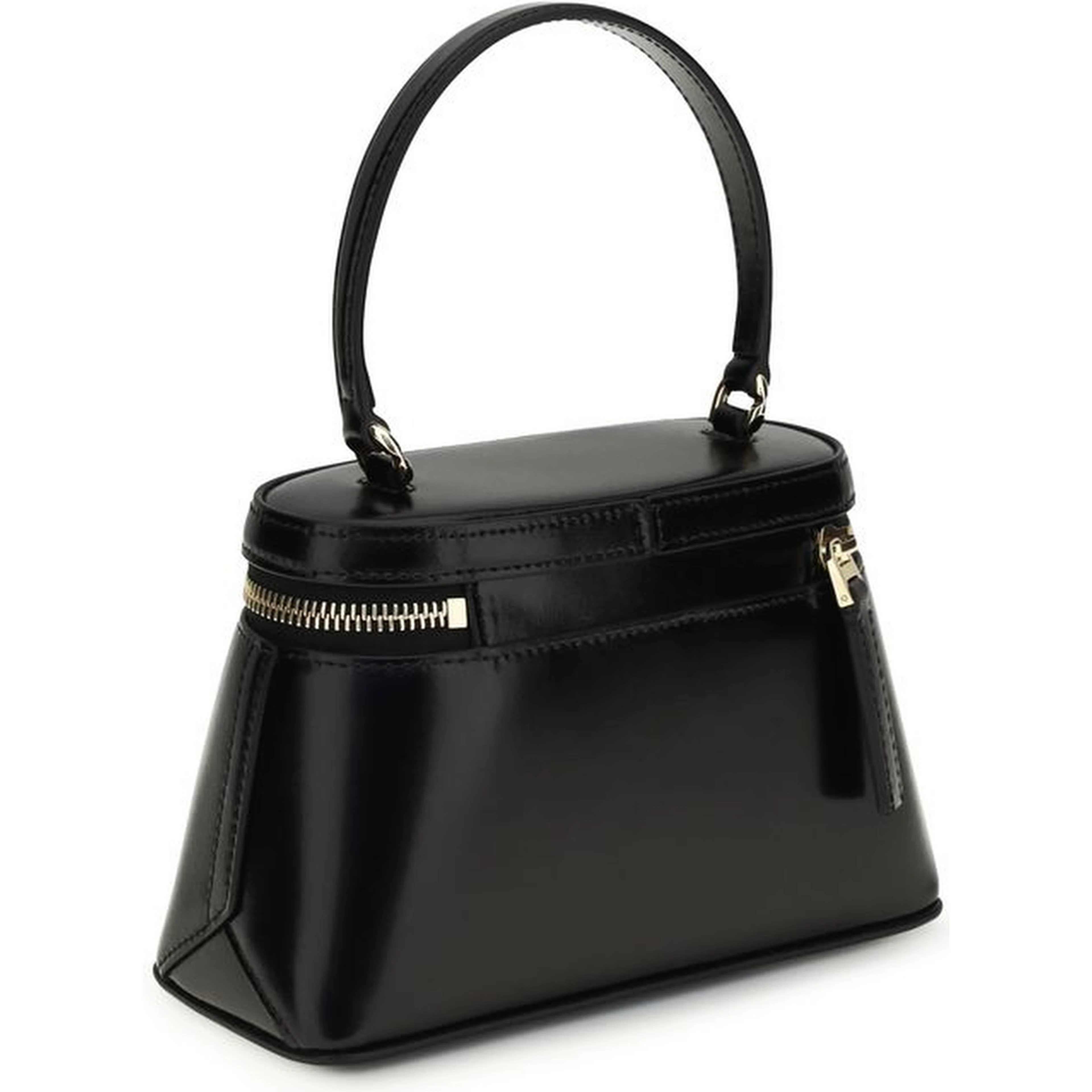 Black Calf Leather Bos Taurus Handbag