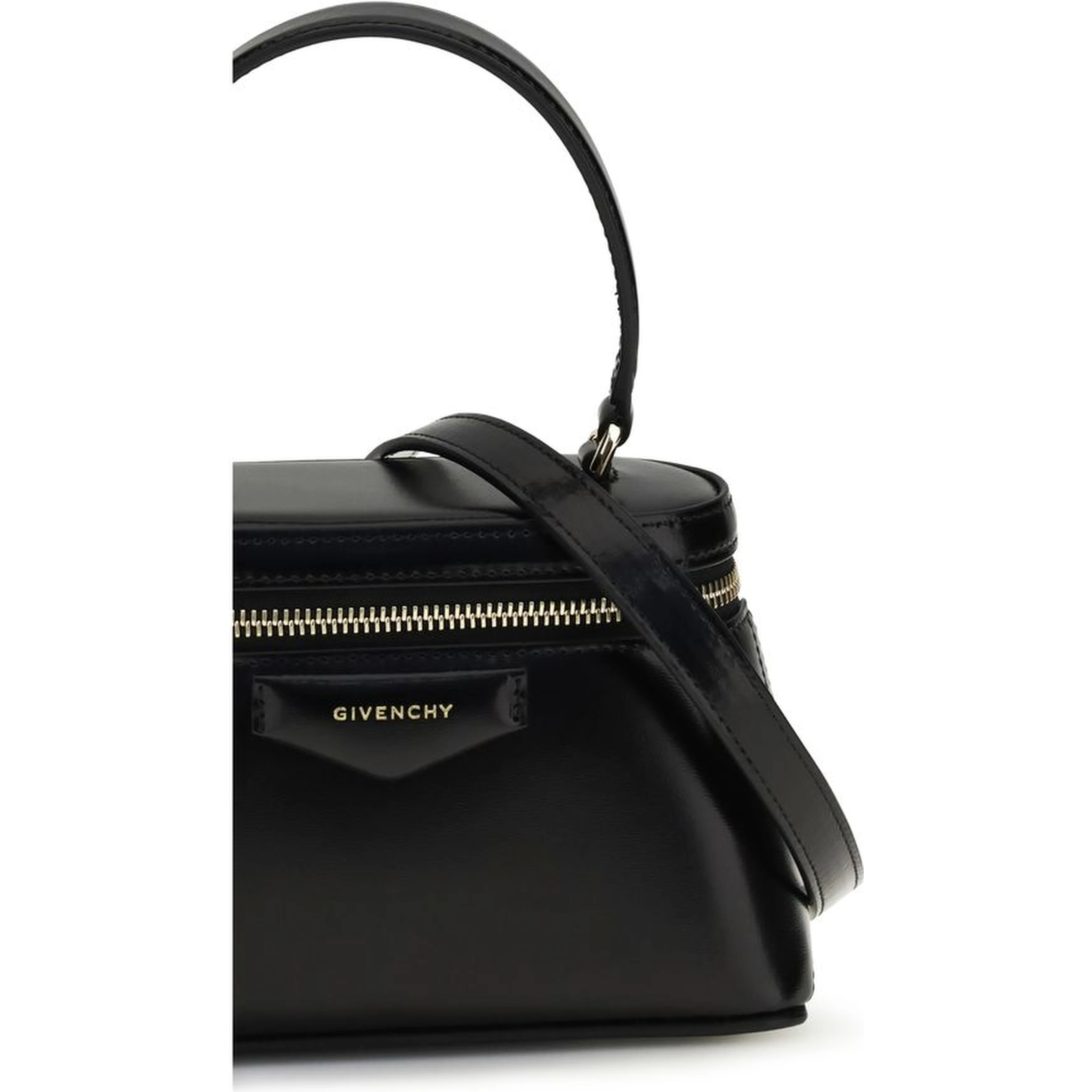 Black Calf Leather Bos Taurus Handbag