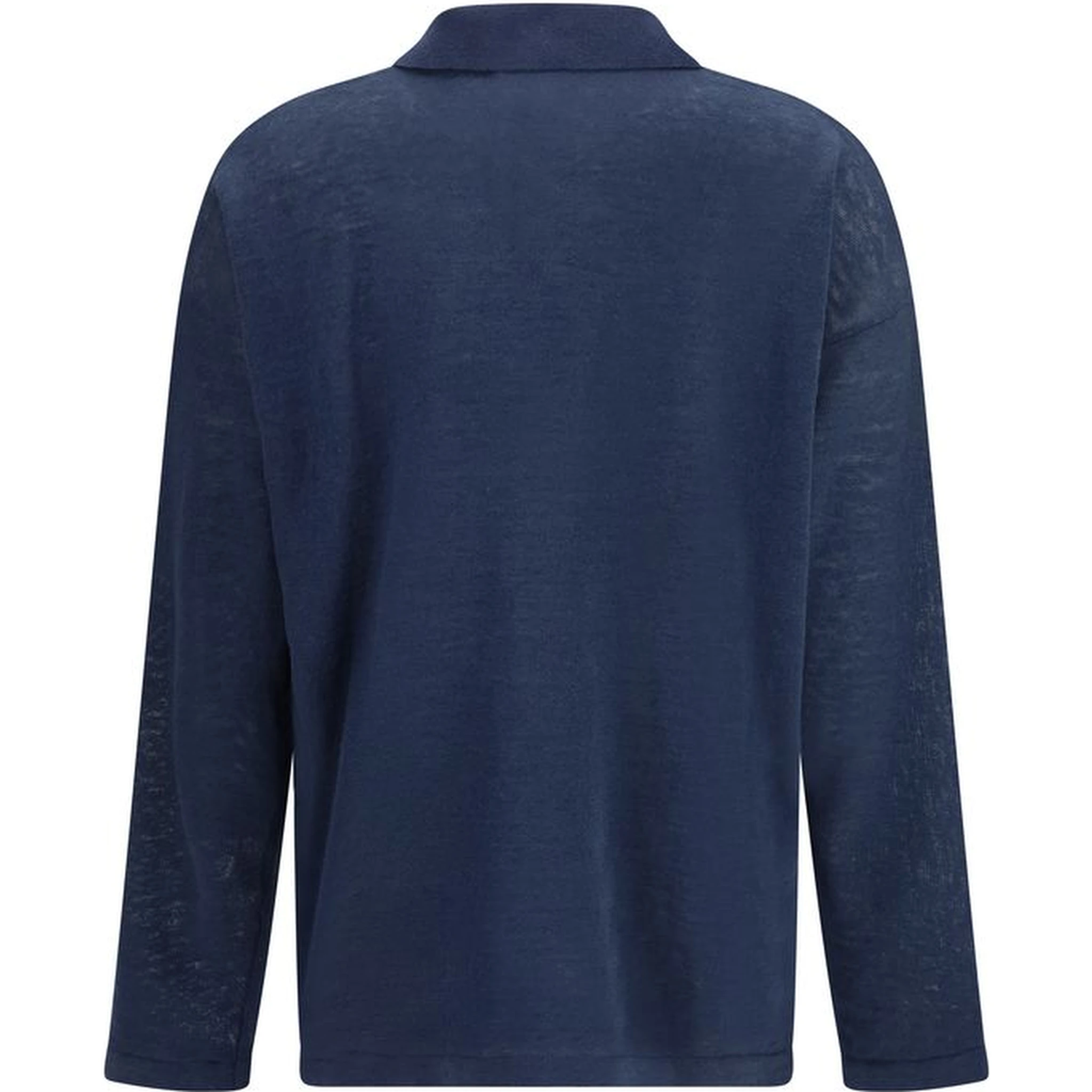 Blue Linen Cardigan