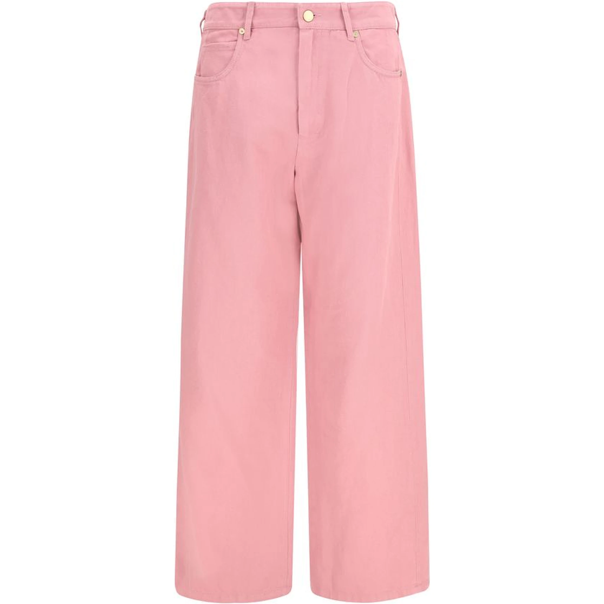 Multicolor Cotton Casual Pants