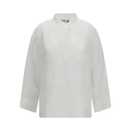 White Linen Dress Shirt