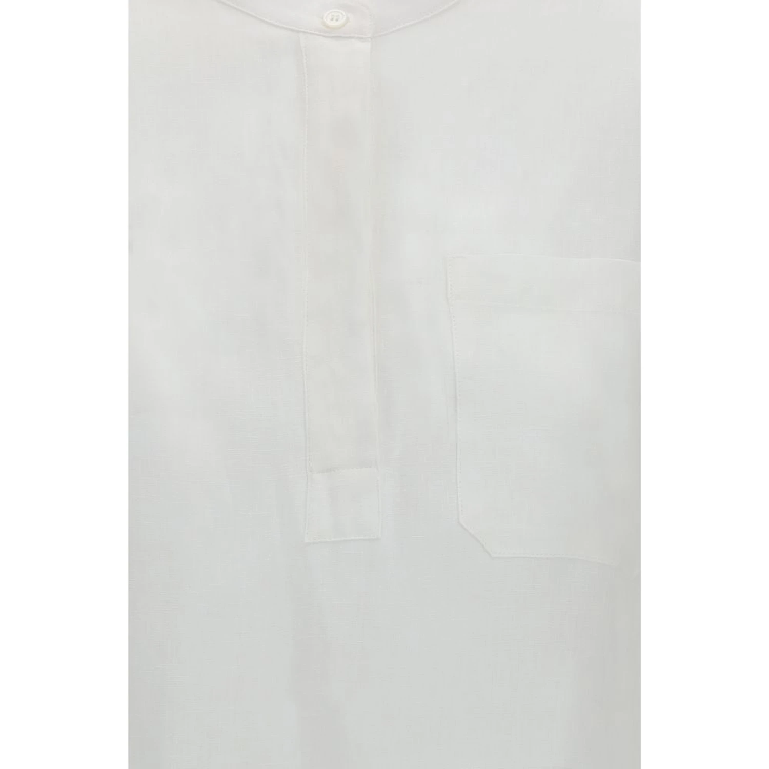 White Linen Dress Shirt
