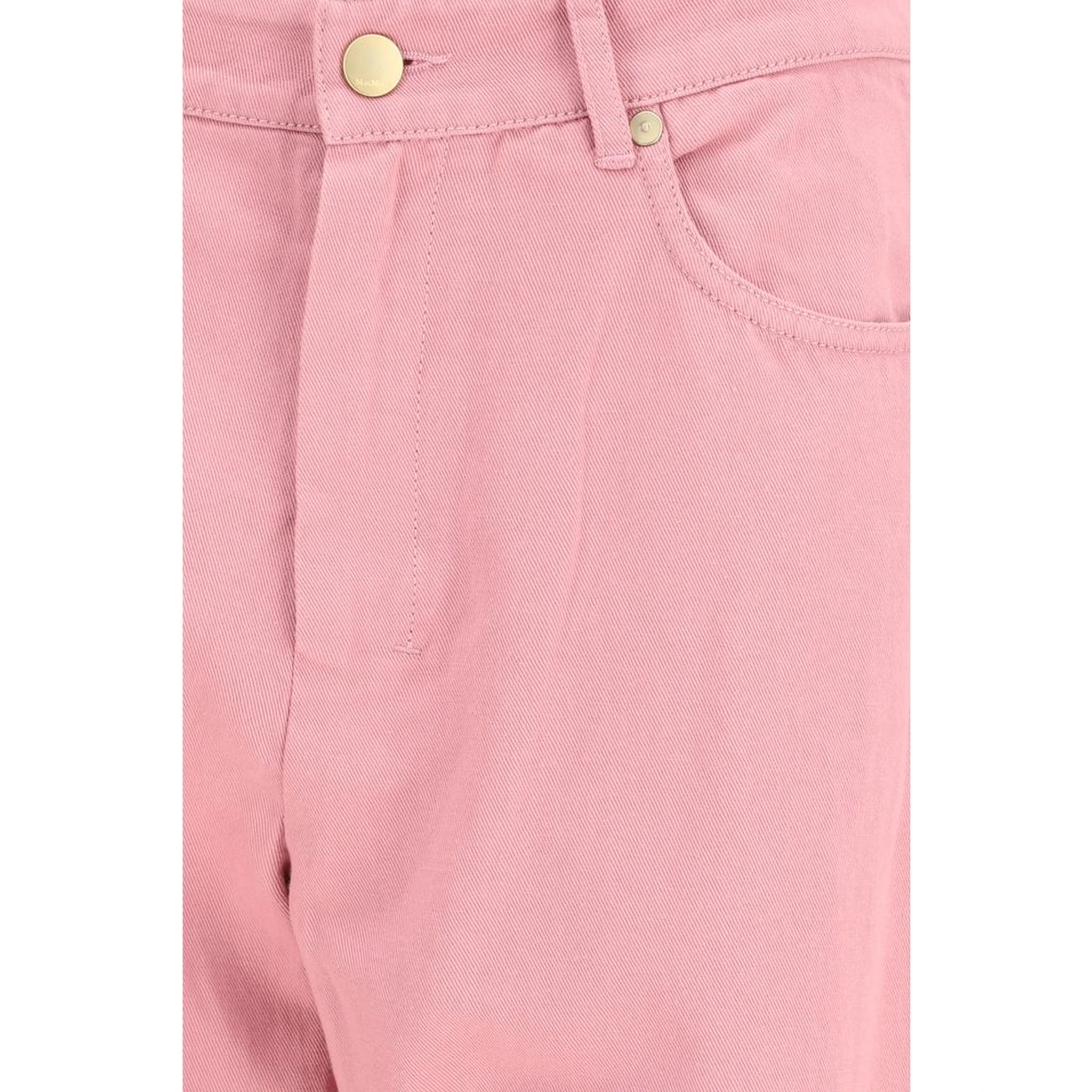 Multicolor Cotton Casual Pants