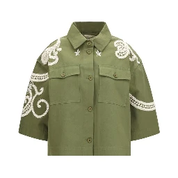 Bicolor Cotton Coat