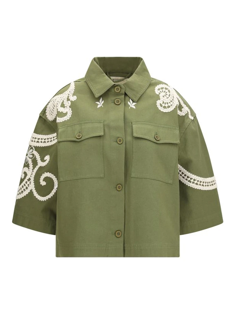 Bicolor Cotton Coat