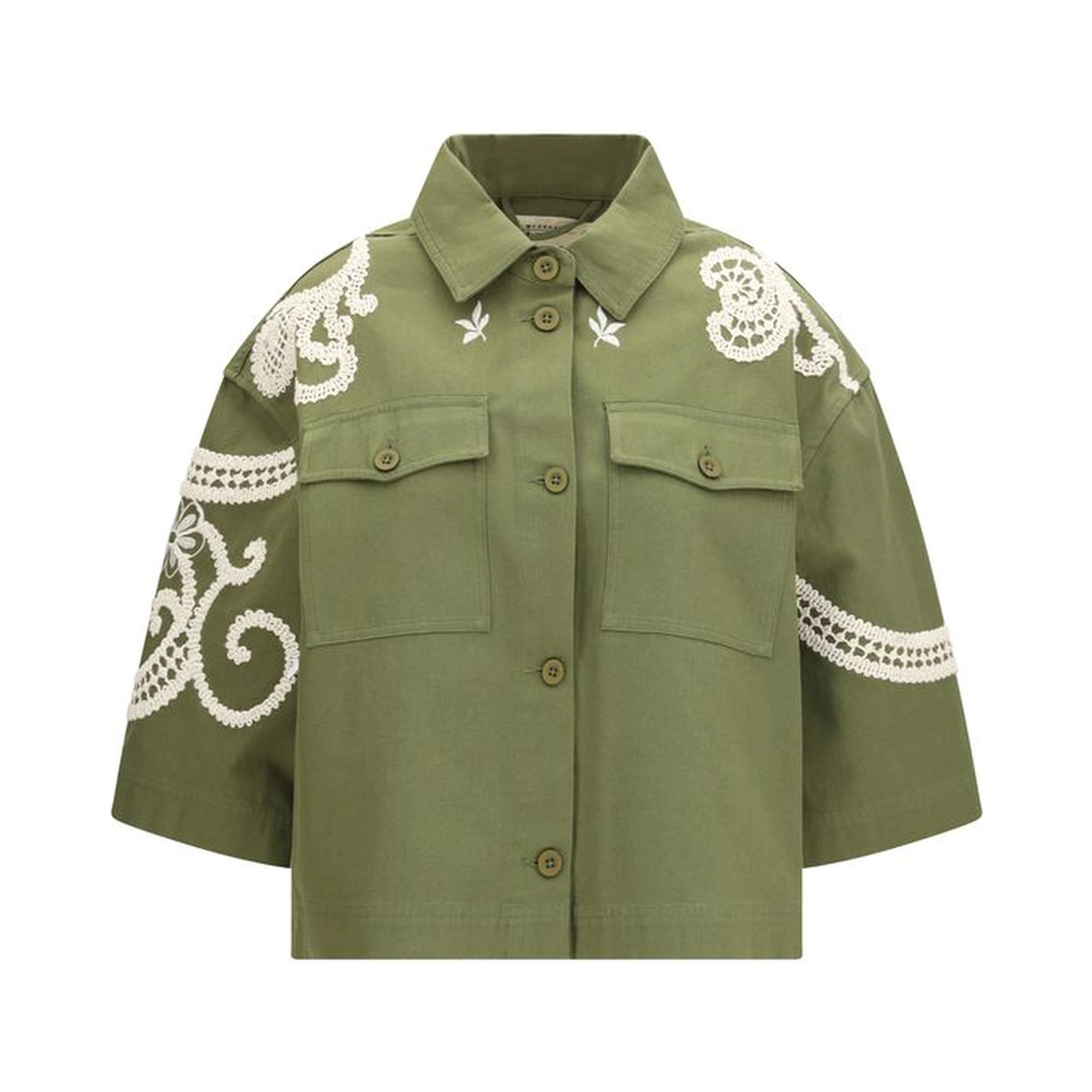 Bicolor Cotton Coat