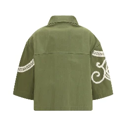 Bicolor Cotton Coat