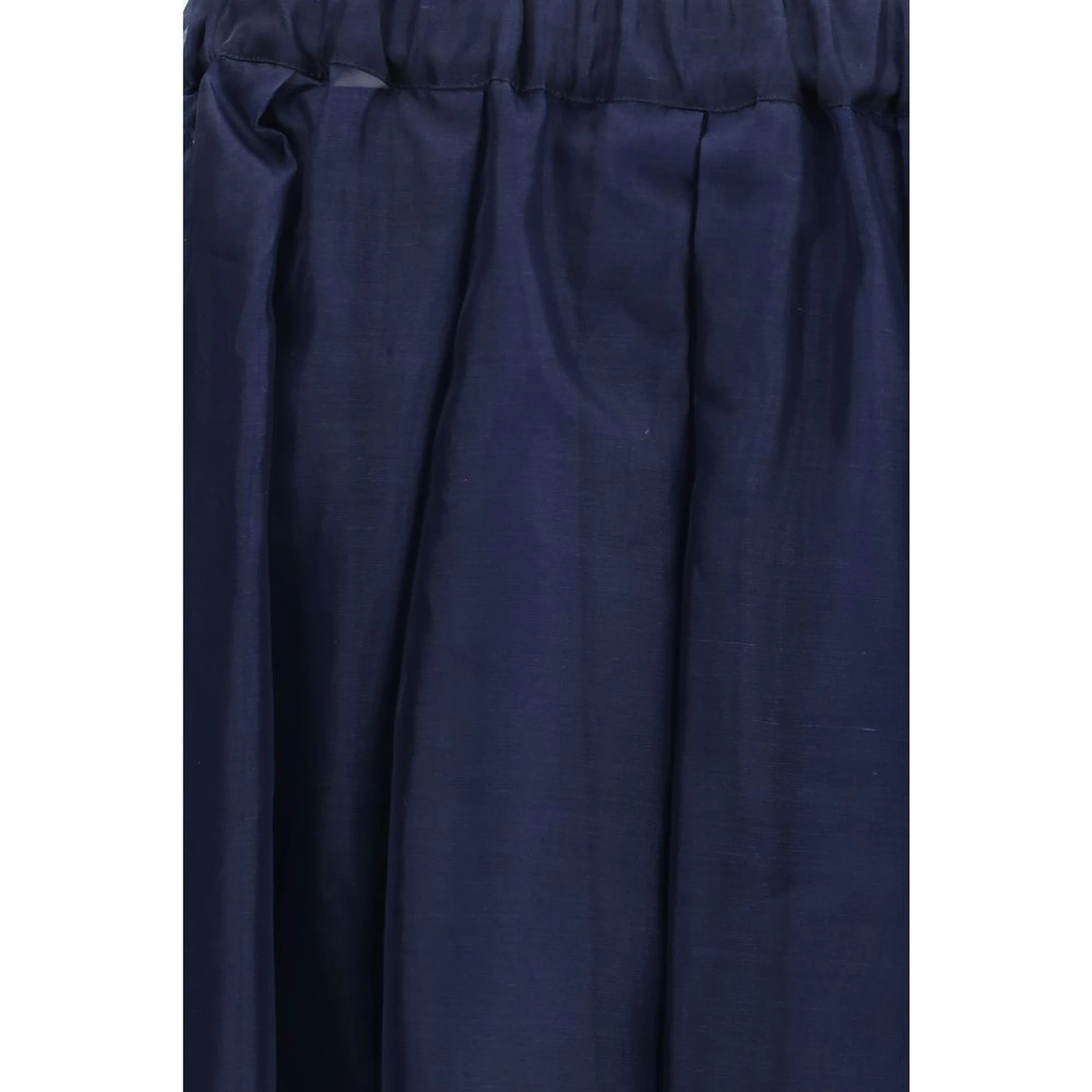 Blue Cotton Long Skirt