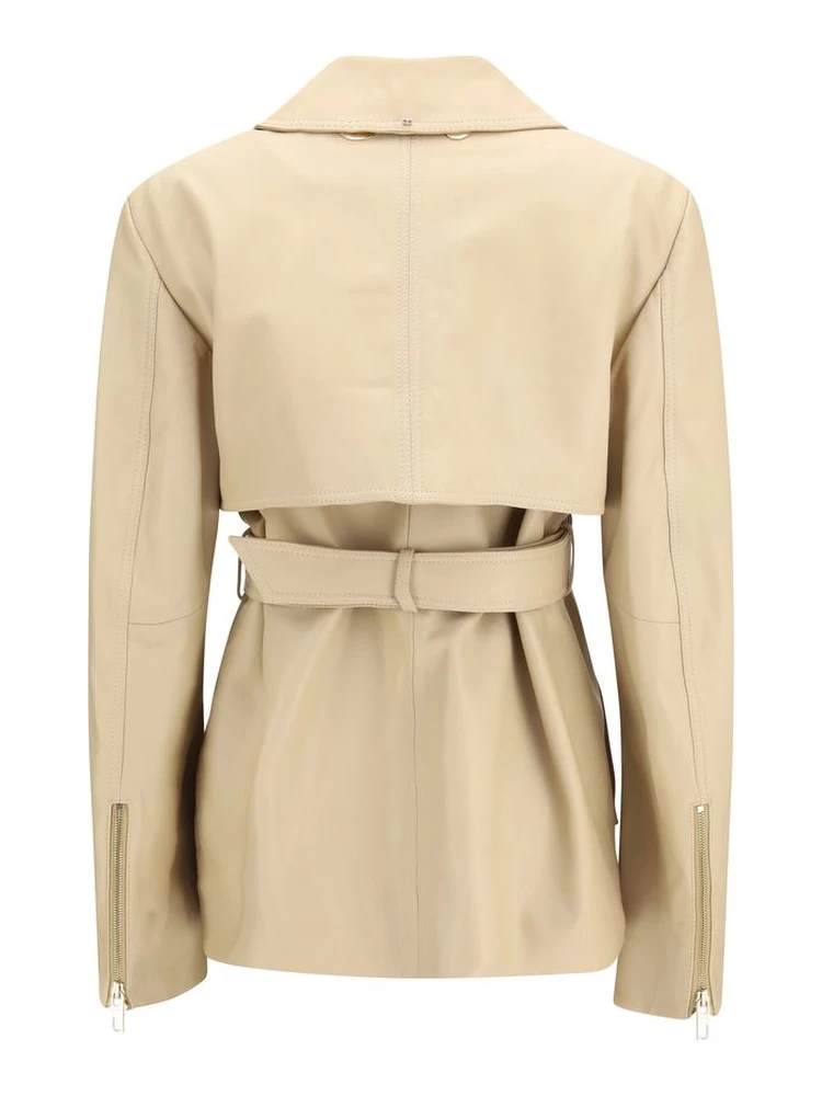 Beige Leather Jacket alternative