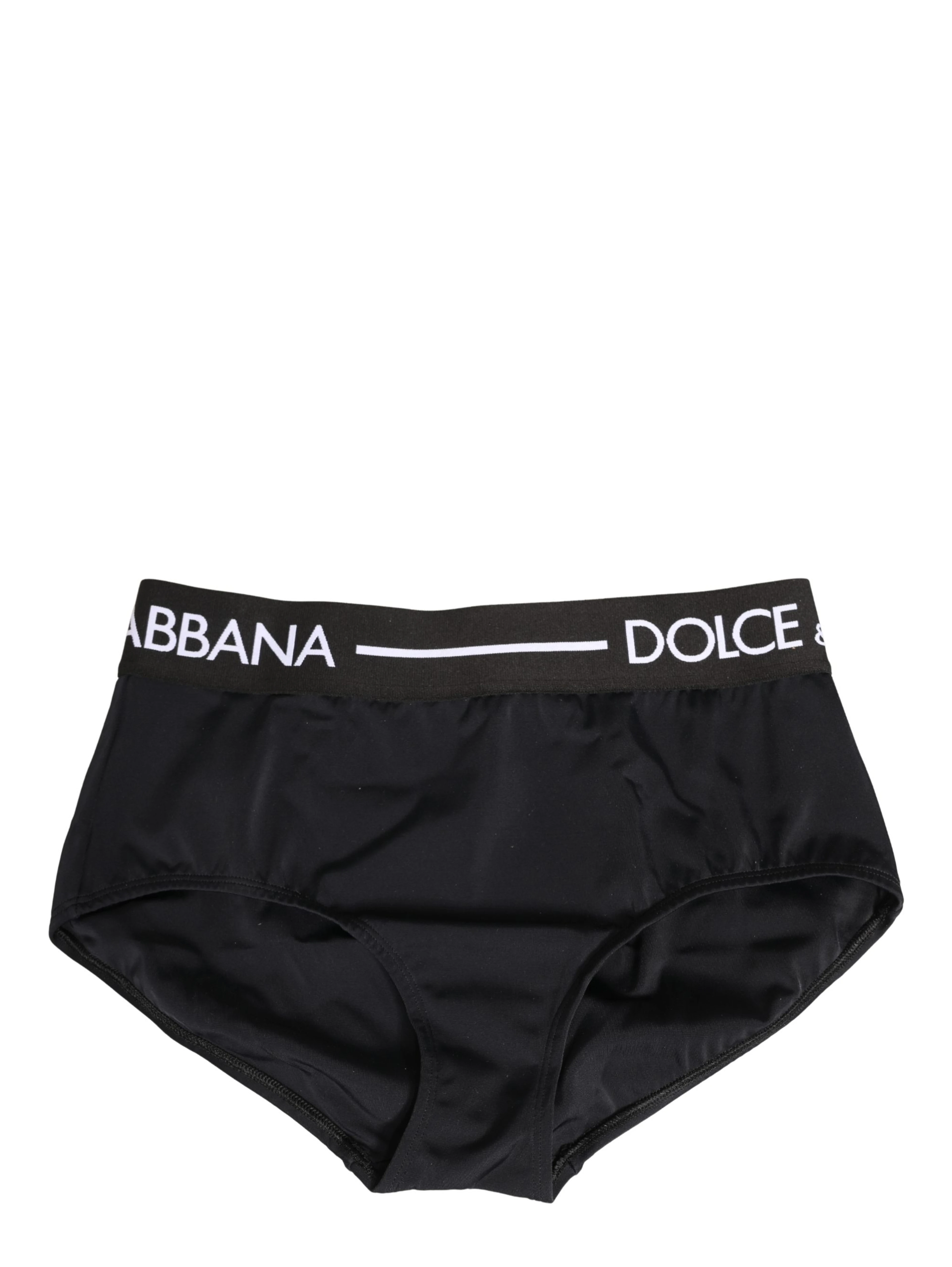 Black Logo Waistband Coulotte Panty Underwear
