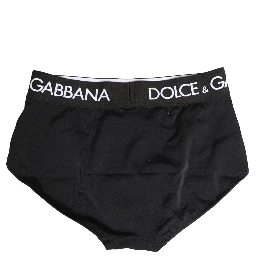Black Logo Waistband Coulotte Panty Underwear