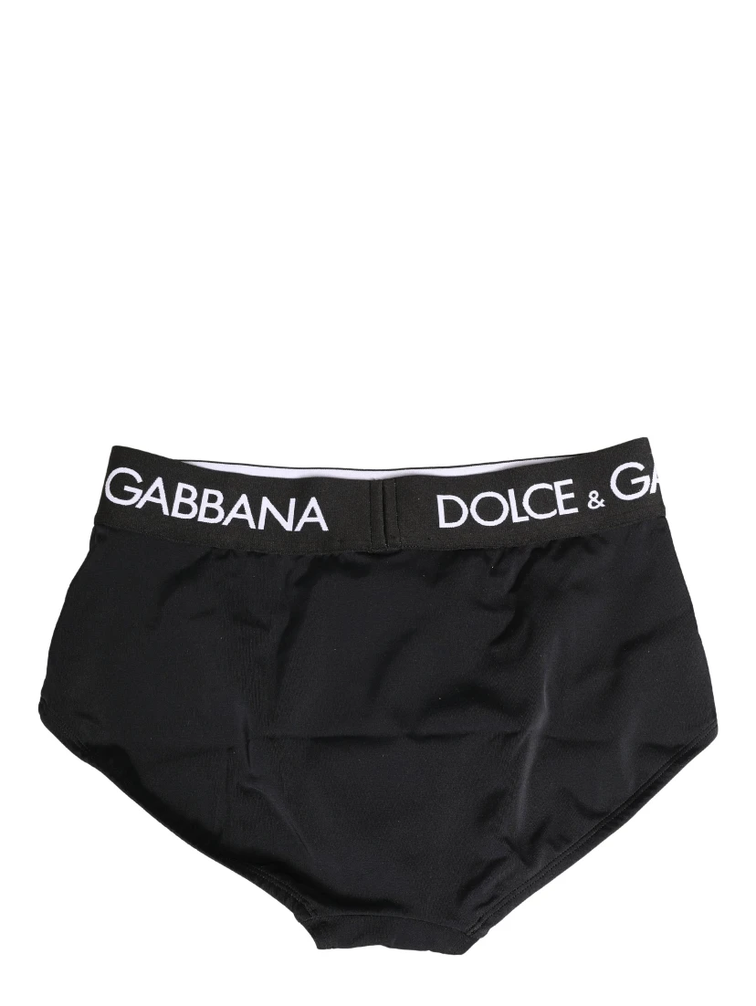 Black Logo Waistband Coulotte Panty Underwear