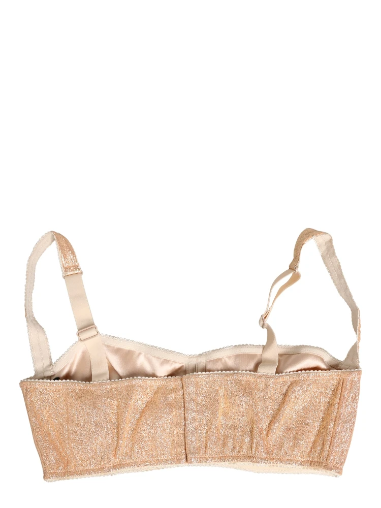 Beige Semi-Pad Underwire Balconette Bra Underwear alternative