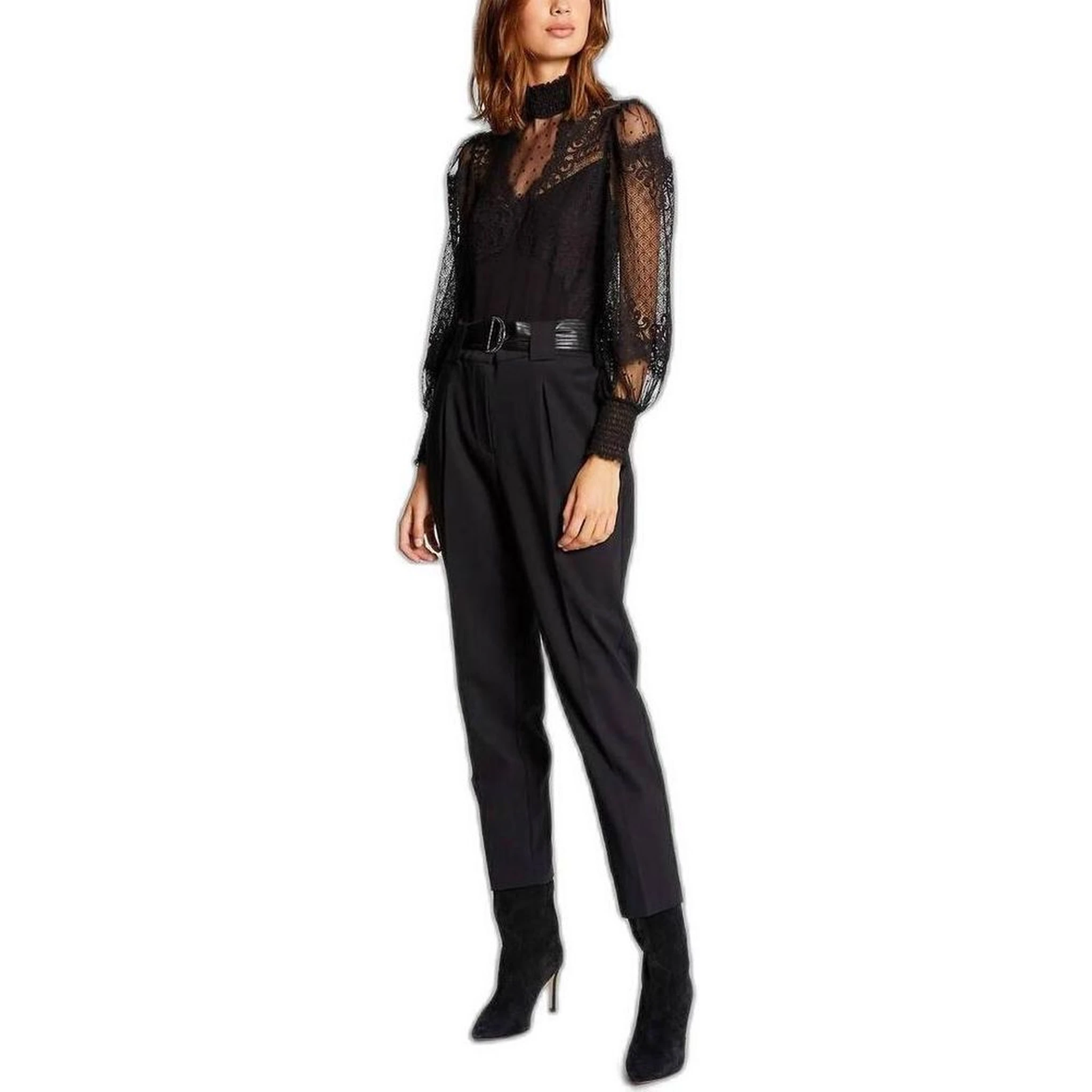 Black Viscose Bodysuit