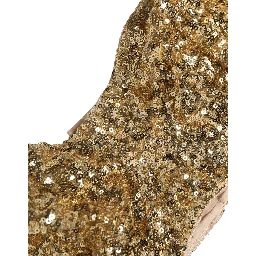 Gold Sequined Semi-Pad Underwire Bra Underwear