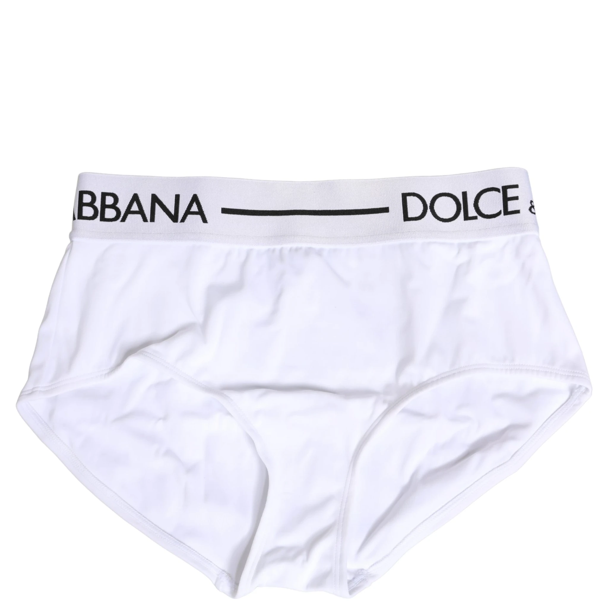 White Nylon Logo Waistband Panty Underwear