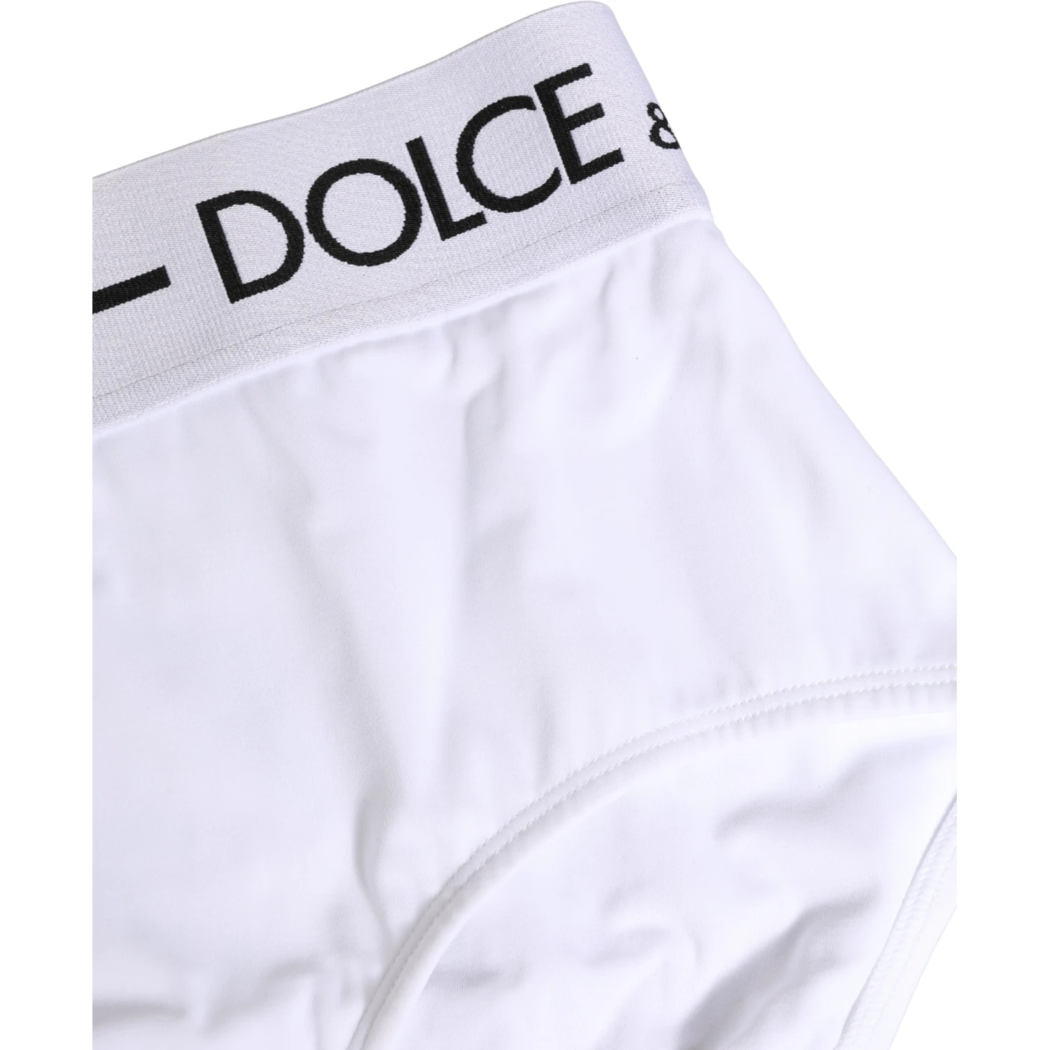 White Nylon Logo Waistband Panty Underwear