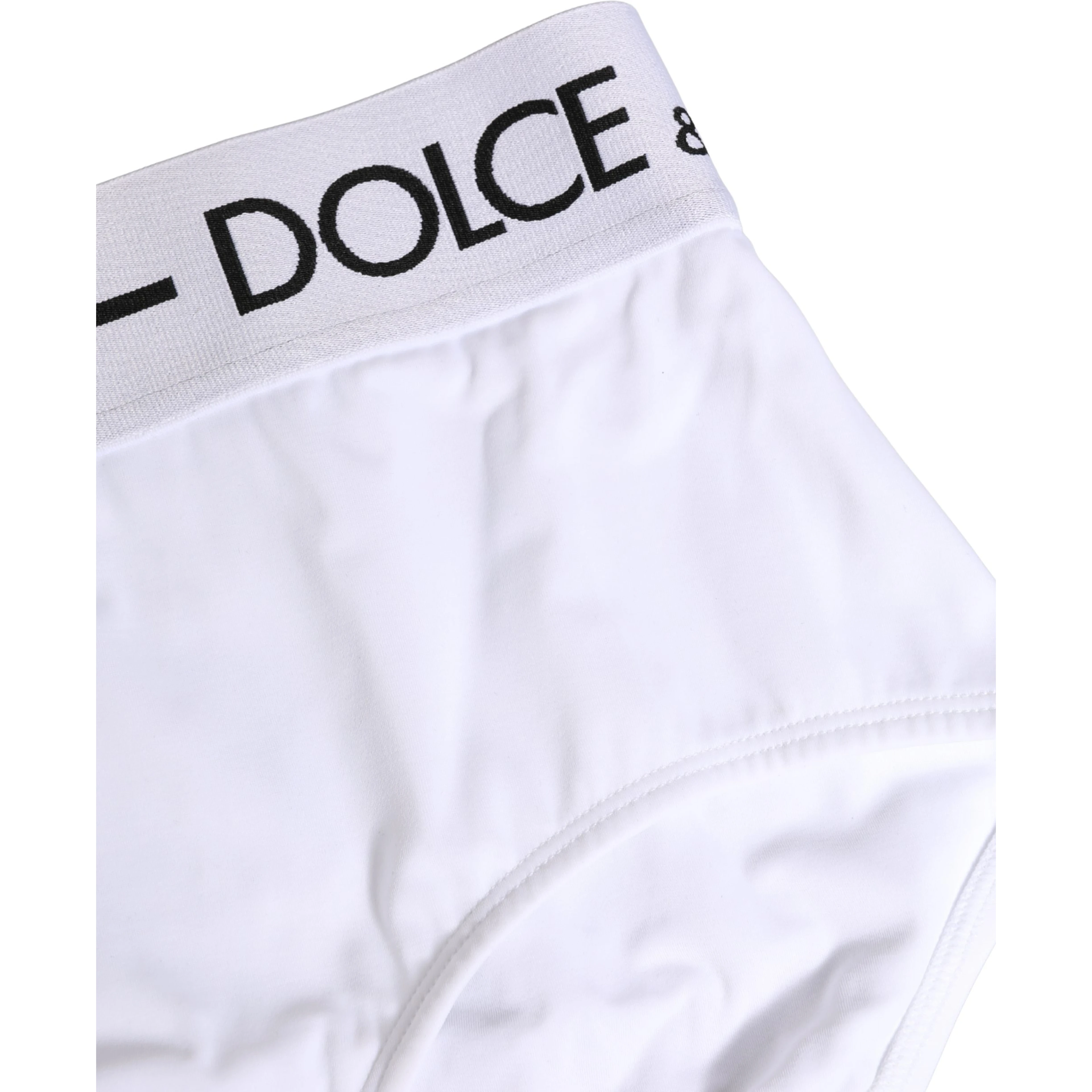 White Nylon Logo Waistband Panty Underwear