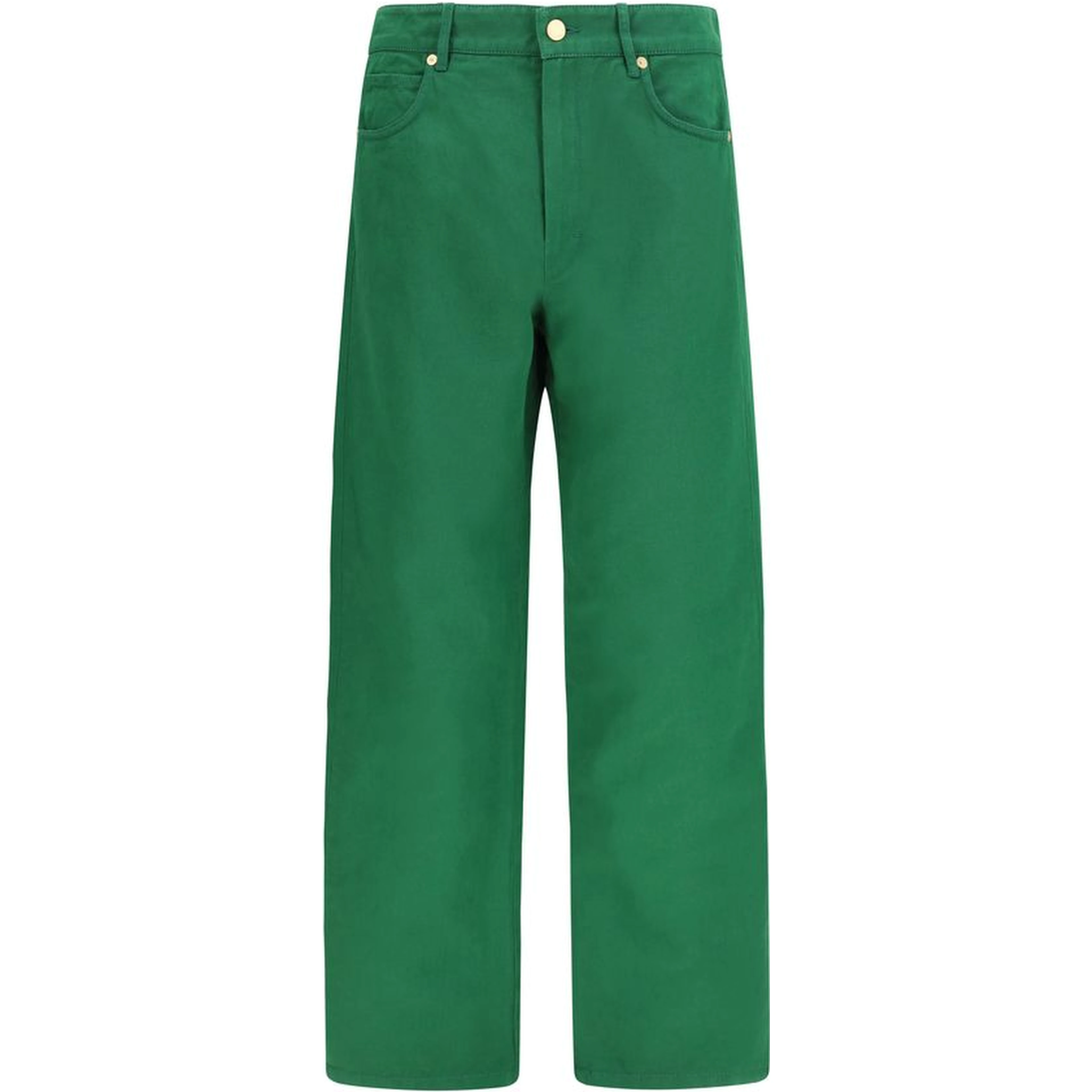 Bicolor Cotton Casual Pants