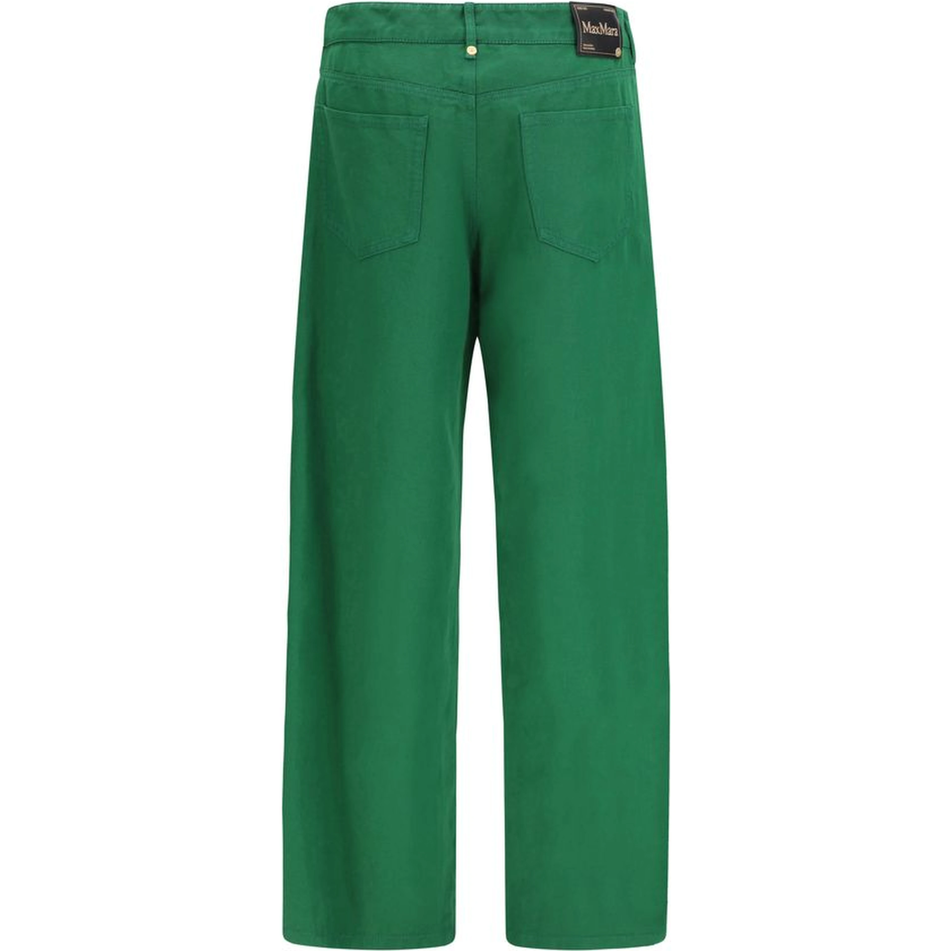 Bicolor Cotton Casual Pants