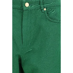 Bicolor Cotton Casual Pants
