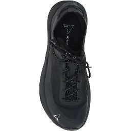 Black Rubber Athletic Sneakers