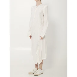 Creased Bias midi dress