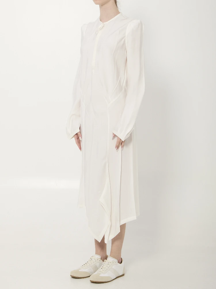 Creased Bias midi dress alternative