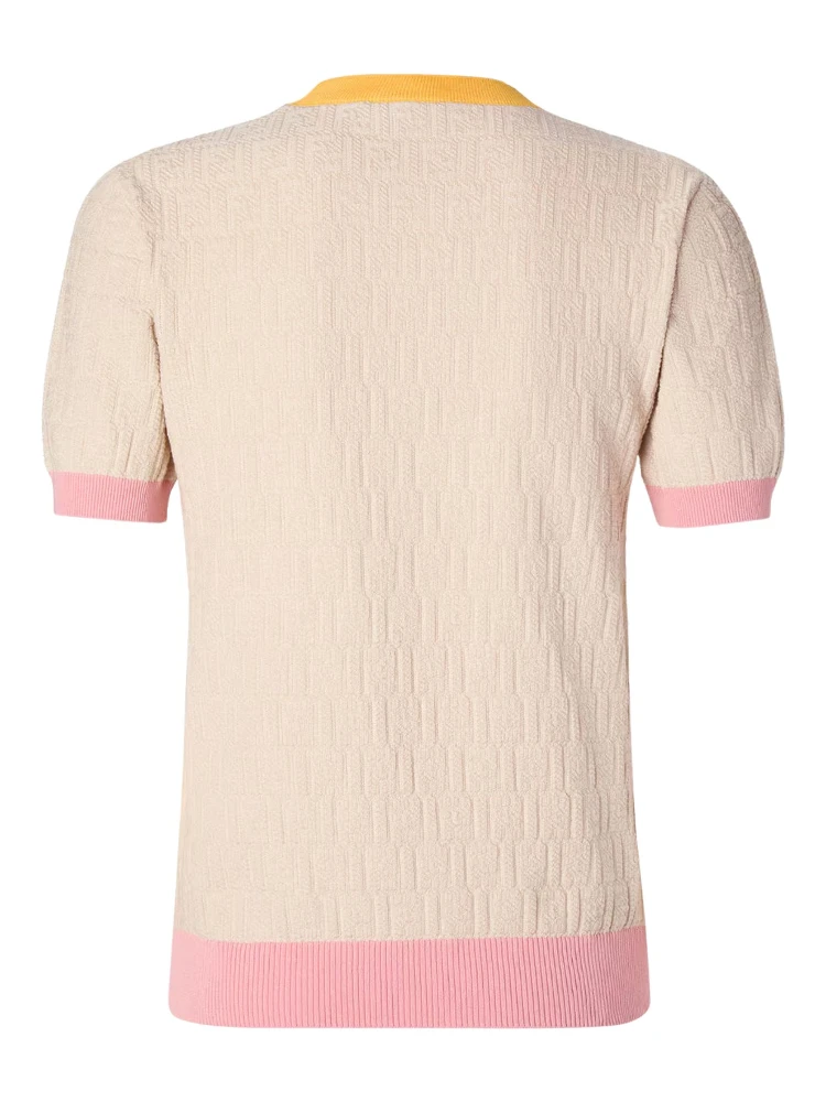 Cotton and silk short sleeves knitwear alternative