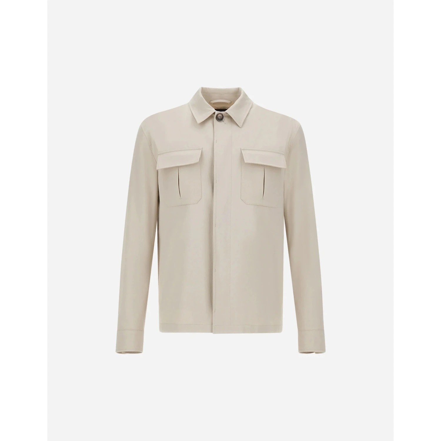 Overshirt jacket in cotton