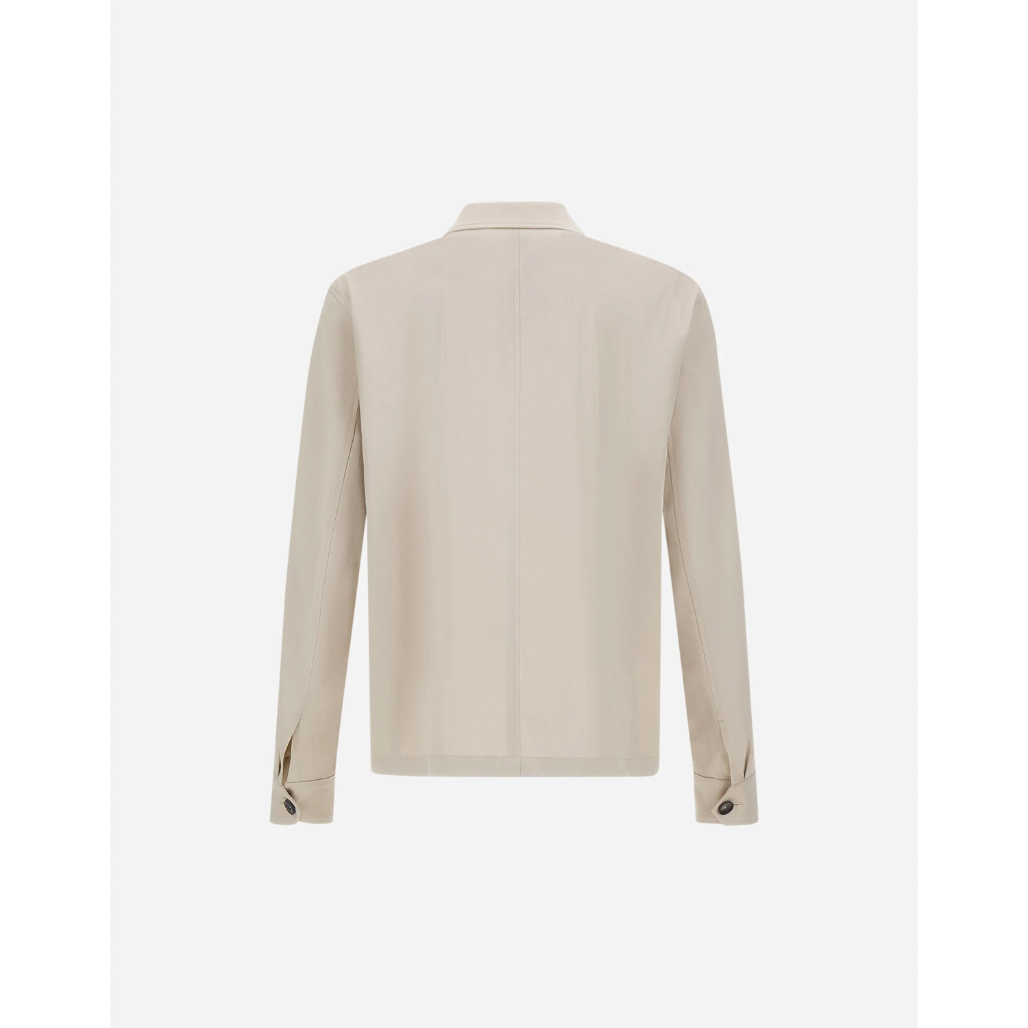 Overshirt jacket in cotton