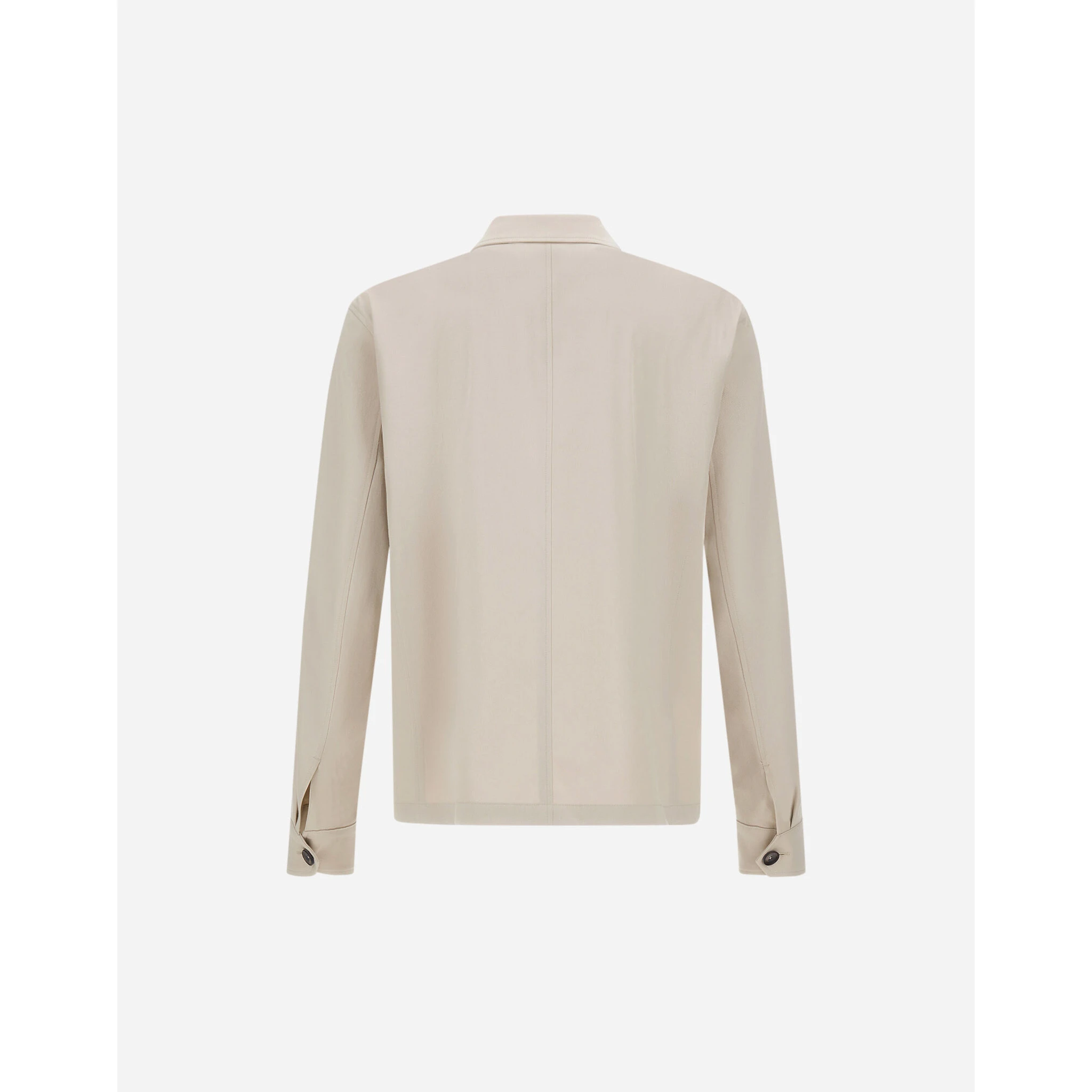 Overshirt jacket in cotton