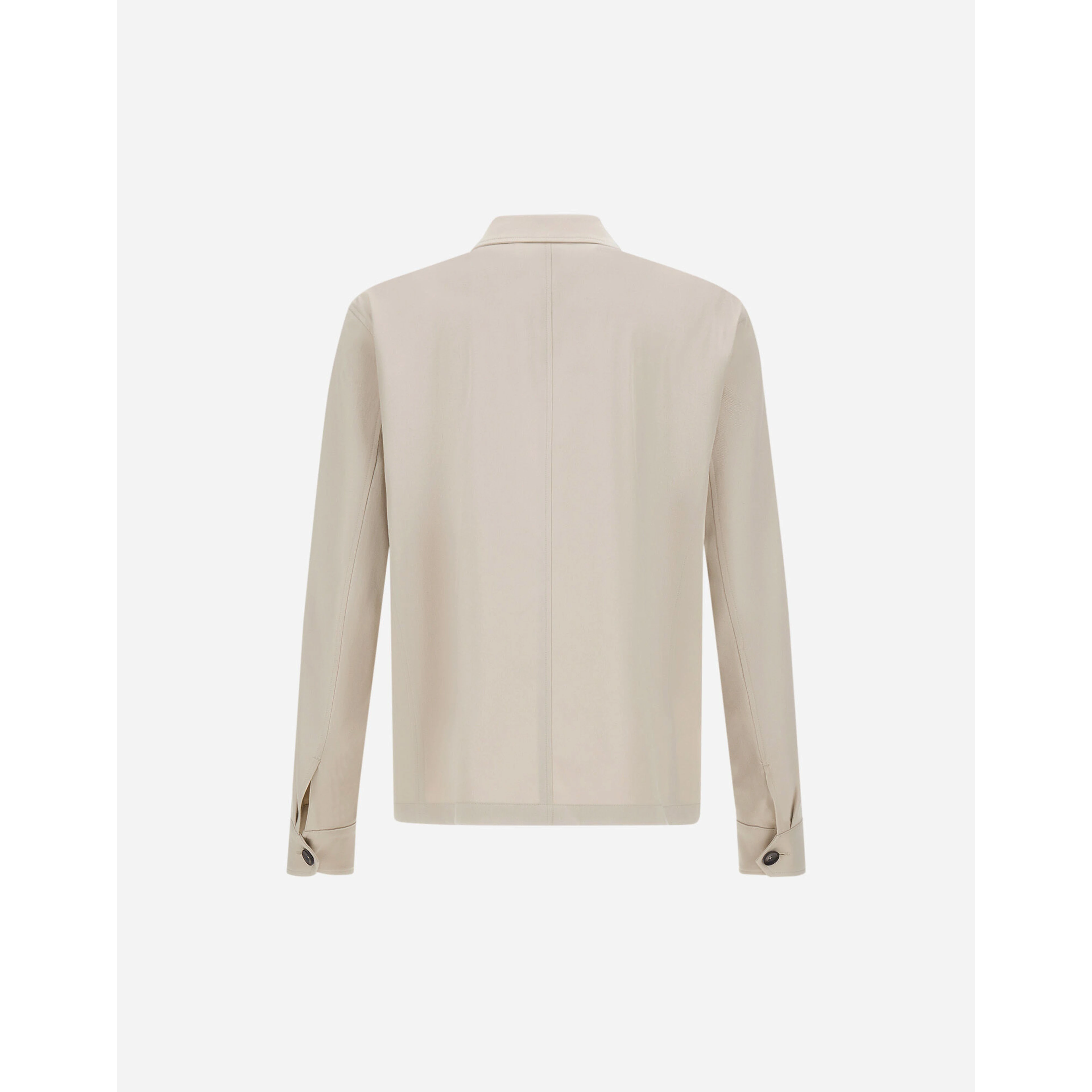Overshirt jacket in cotton