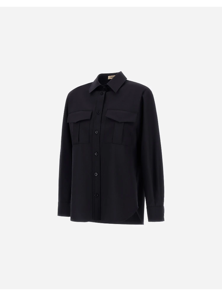 Wool blend overshirt jacket alternative