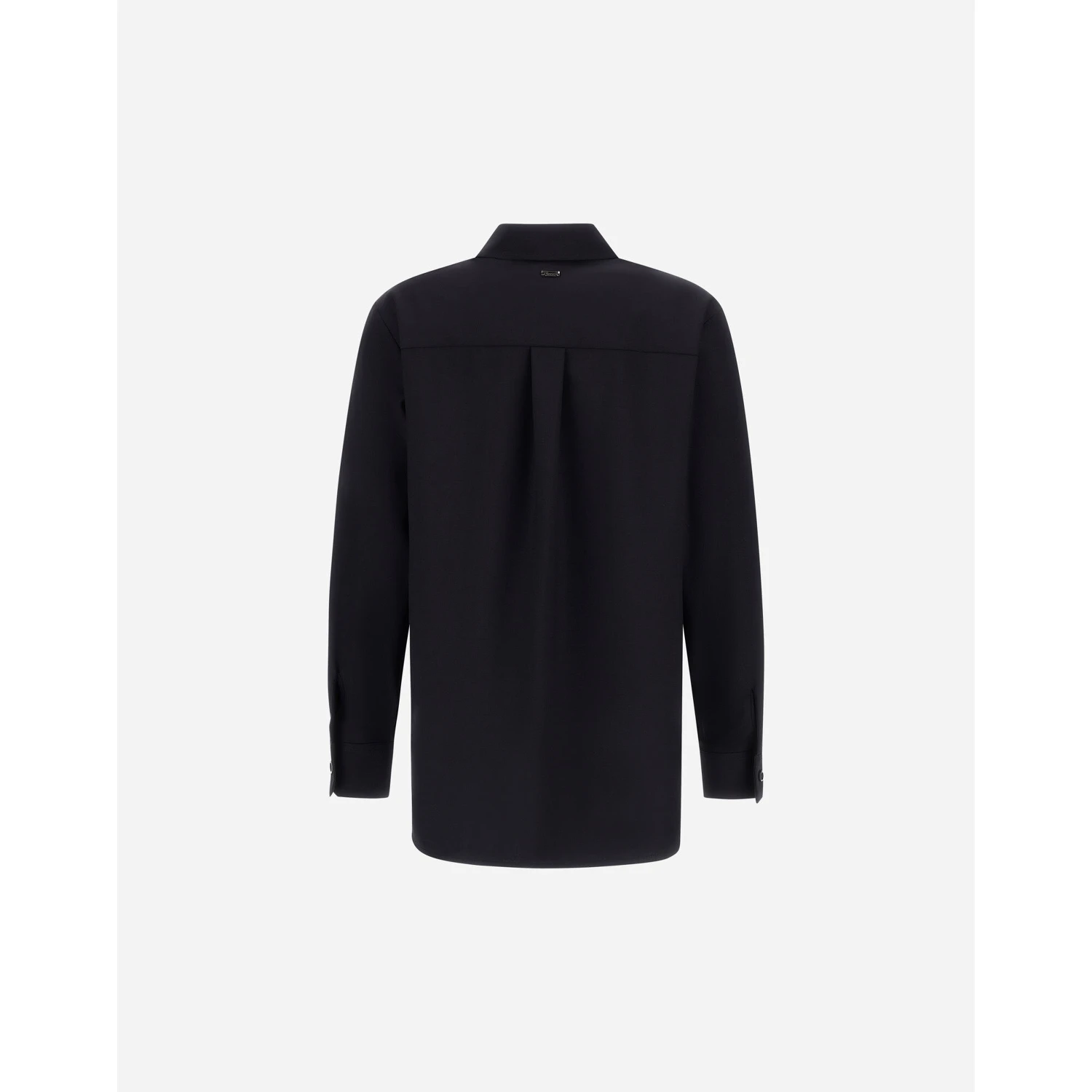 Wool blend overshirt jacket