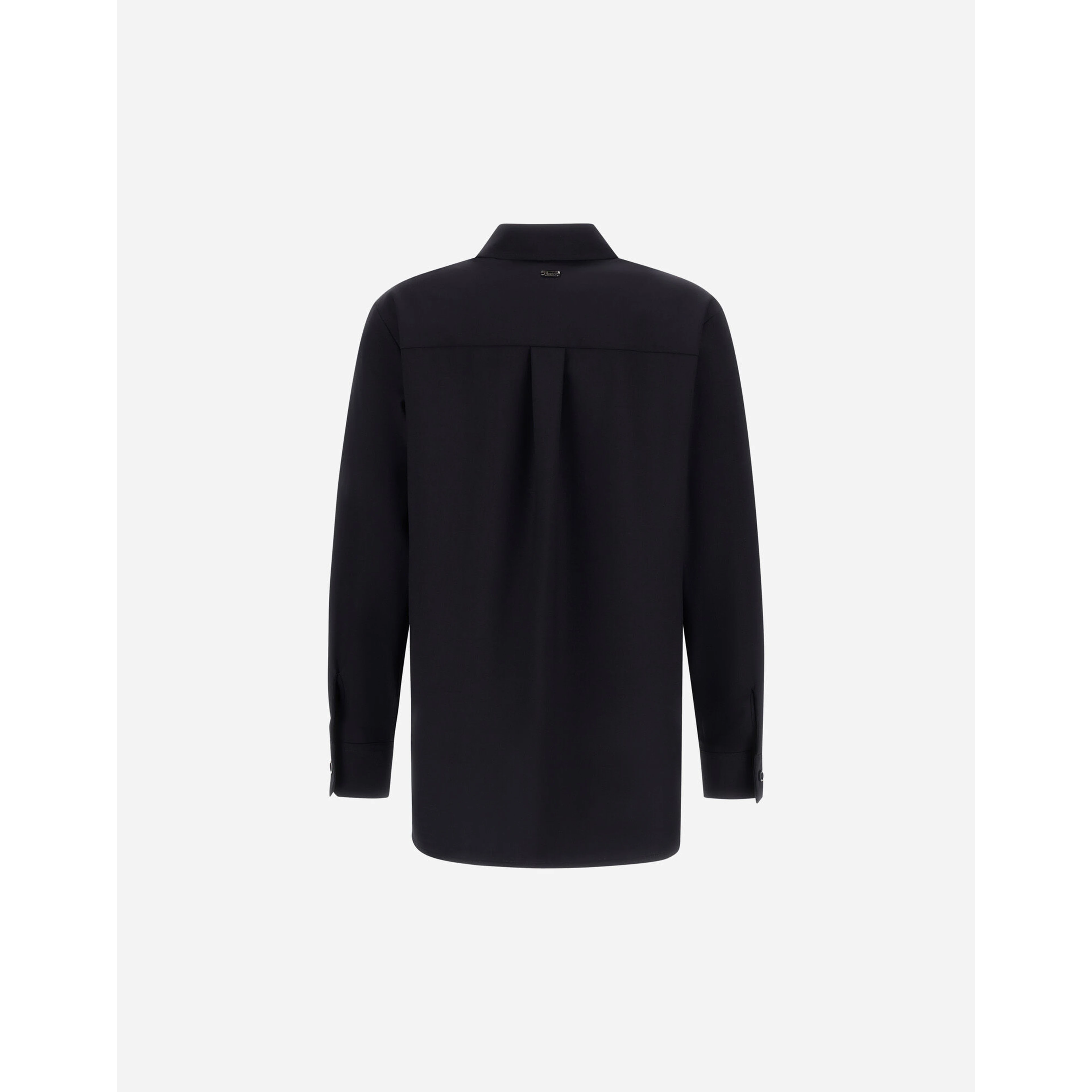 Wool blend overshirt jacket