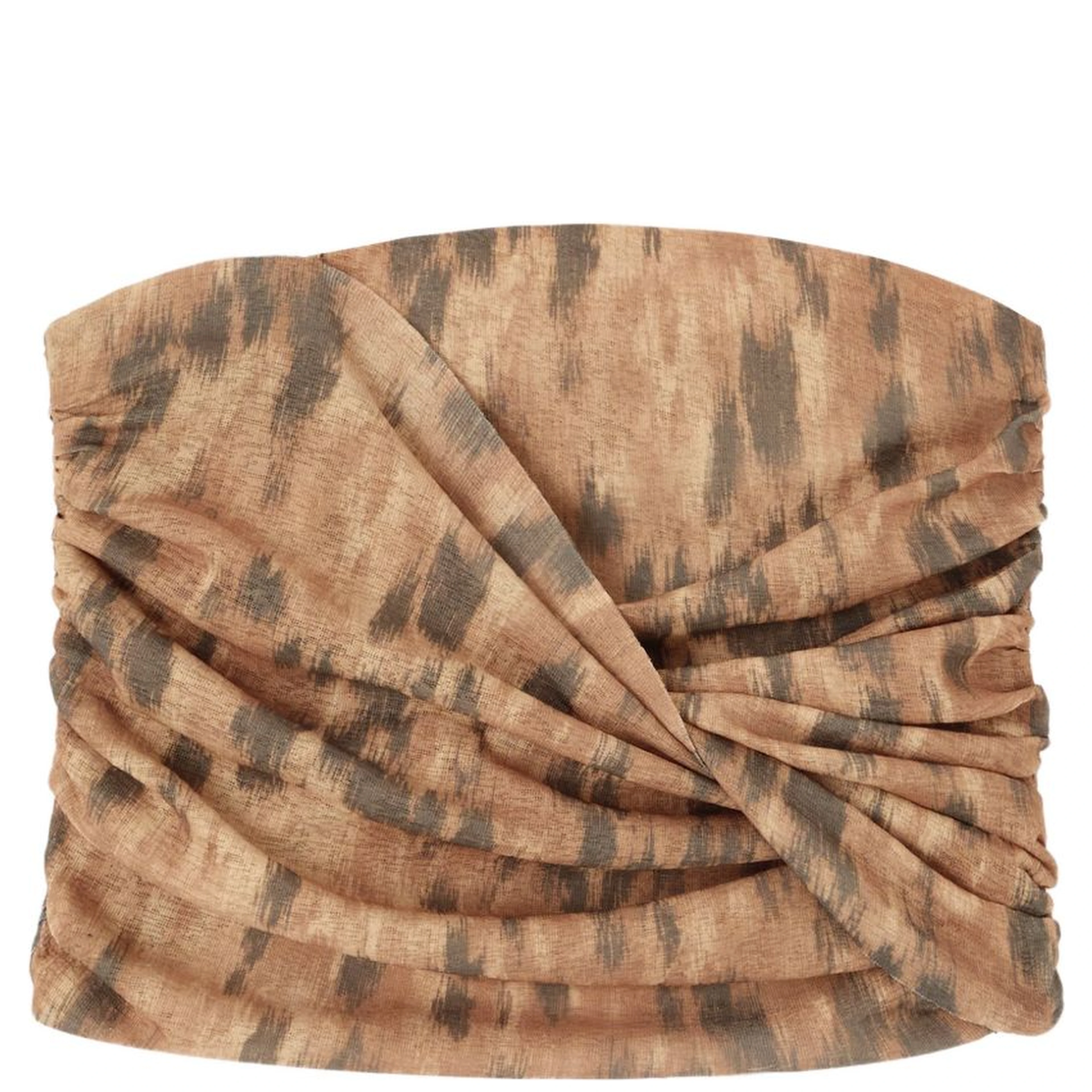 GANNI Top Brown